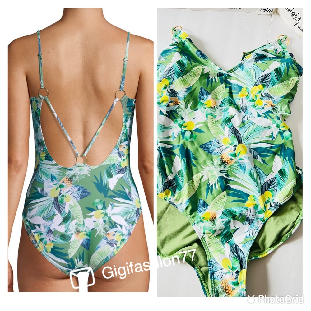 Tropical paradise one-piece swimsuit from Vigoss.